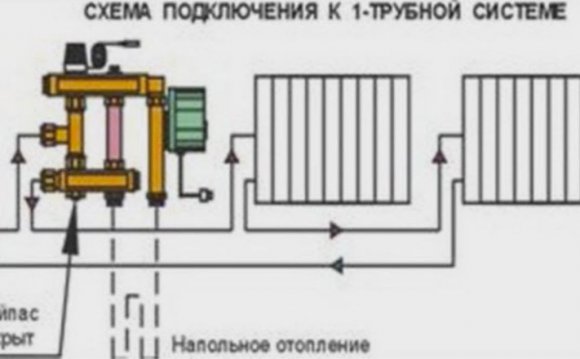 Схема установки смесительных