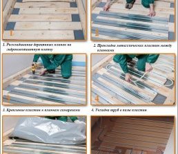 Монтаж деревянной системы реечного типа